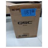 (3) QSC AC-S4T AcousticCoverage Series BLACK transformer-equipped 4" surface-mount loudspeakers