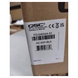 (3) QSC AC-S4T AcousticCoverage Series BLACK transformer-equipped 4" surface-mount loudspeakers