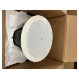 Bogen ACD2X2 Drop-In Ceiling Speaker; QSC AD-C4T AcoustucDesign 4.5" 2-way & AD-C6T 6.5" Loudspeakers