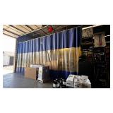 Industrial Safety Curtain Wall, great for dust control, painting, power-wash over spray, or dividing work areas