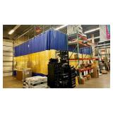 Industrial Safety Curtain Wall, great for dust control, painting, power-wash over spray, or dividing work areas