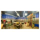 Industrial Safety Curtain Wall, great for dust control, painting, power-wash over spray, or dividing work areas