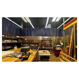 Industrial Safety Curtain Wall, great for dust control, painting, power-wash over spray, or dividing work areas