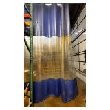Industrial Safety Curtain Wall, great for dust control, painting, power-wash over spray, or dividing work areas