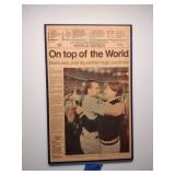 Framed Twins Star Tribune Front Page 1987 and 1991 World Series wins and more