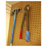 Ideal 74-031 Conduit Bender, Klein Cable Cutter, and lever action grease gun