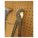 Ideal 74-031 Conduit Bender, Klein Cable Cutter, and lever action grease gun