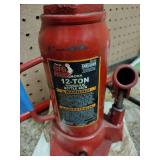 (2) Hydraulic 12-ton Bottle Jacks. (1)  8-ton bottle jack. (2) Steel manual jack stands. Jumper Cables