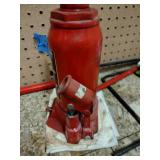 (2) Hydraulic 12-ton Bottle Jacks. (1)  8-ton bottle jack. (2) Steel manual jack stands. Jumper Cables