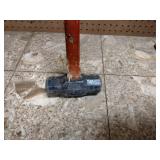 Pick Axe, Felling Axe,  Kobalt 10LB Sledge Hammer, Red sledge hammer