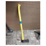 Pick Axe, Felling Axe,  Kobalt 10LB Sledge Hammer, Red sledge hammer