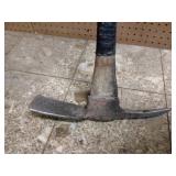 Pick Axe, Felling Axe,  Kobalt 10LB Sledge Hammer, Red sledge hammer