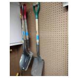 (7) Shovels: Taper Mouth, Square Mouth, Round Point, Mini digging