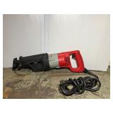 Milwaukee 11amp orbital super Sawzall, corded, in case. Catalog # 5521-21