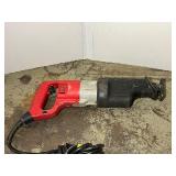 Milwaukee 11amp orbital super Sawzall, corded, in case. Catalog # 5521-21