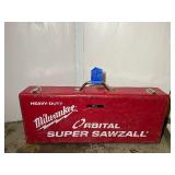 Milwaukee 11amp orbital super Sawzall, corded, in case. Catalog # 5521-21