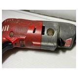 3 corded power tools: Milwaukee Magnum Hammer Drill, Milwaukee Reversing Drill, MHT 750 Heat Gun