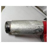 3 corded power tools: Milwaukee Magnum Hammer Drill, Milwaukee Reversing Drill, MHT 750 Heat Gun