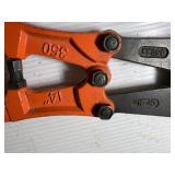 2 bolt cutters: 14 inch and 24 inch