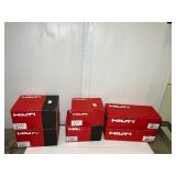 6 boxes of  Hilti Conduit Clips hardware