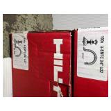 6 boxes of  Hilti Conduit Clips hardware