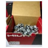 6 boxes of  Hilti Conduit Clips hardware