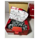 6 boxes of  Hilti Conduit Clips hardware