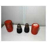 2 Hilti Quick Release Drill Chucks