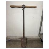 (5) Shovels: Square Mouth, Ames Round Point Digging, Ames Transfer Square, Vintage Hole digger