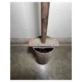 (5) Shovels: Square Mouth, Ames Round Point Digging, Ames Transfer Square, Vintage Hole digger