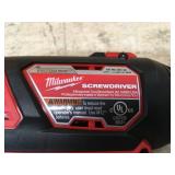 Milwaukee 12V Cordless Screwdriver - Tool Only