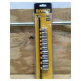 DeWalt 3/8" Drive 10-Piece Socket Rail Set