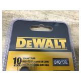 DeWalt 3/8" Drive 10-Piece Socket Rail Set