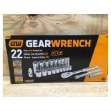 GEARWRENCH 22-Piece SAE Socket Set - 3/8 inch