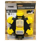 Prime Outdoor Power Hub with USB Charging (Model PBP-HU345)