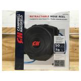 Campbell Hausfeld Retractable Hose Reel - 50 ft, 3/8 inch I.D.