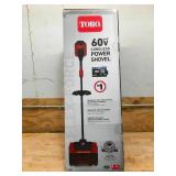 New Toro 12 in. Power Shovel 60V 2.5Ah Battery and Charger Model # 39909 (Retail $299)