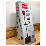 New Toro 12 in. Power Shovel 60V 2.5Ah Battery and Charger Model # 39909 (Retail $299)