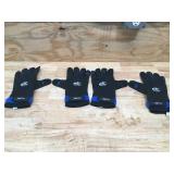 Lot of 2 - Bass Pro Shops Neoprene Fishing Gloves Size XL