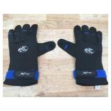 Lot of 2 - Bass Pro Shops Neoprene Fishing Gloves Size XL