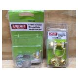 Uriah Products Battery Terminals and Wing-nut Style Marine Brass Nut