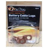 Lot of Deka Battery Cable Lugs, Cable Bolts, and Battery Bolts & Nuts