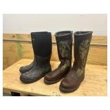 2 Pairs of Boots by Cabela