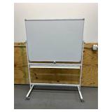 Double Sided White Board on Casters