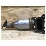 Automotive Catalytic Converter with Mounting Hardware