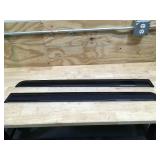 APLIT Rear View Mirror Visor Guards and Rain Eyebrow Set