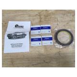 APLIT Rear View Mirror Visor Guards and Rain Eyebrow Set