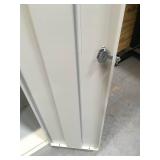 Metal Storage Cabinet with Locking Doors and Shelves