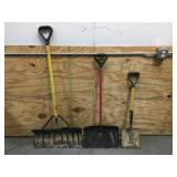 Lot of 3 Snow Shovels - Various Models
