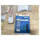 Lot of Telephone Line Testers, Mini End Mill Kit, and Assorted Electronics